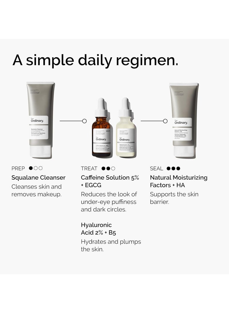 ذا اورديناري محلول الكافيين 5% + EGCG 30 مل | حل للهالات السوداء والعيون المنتفخة - Image 2